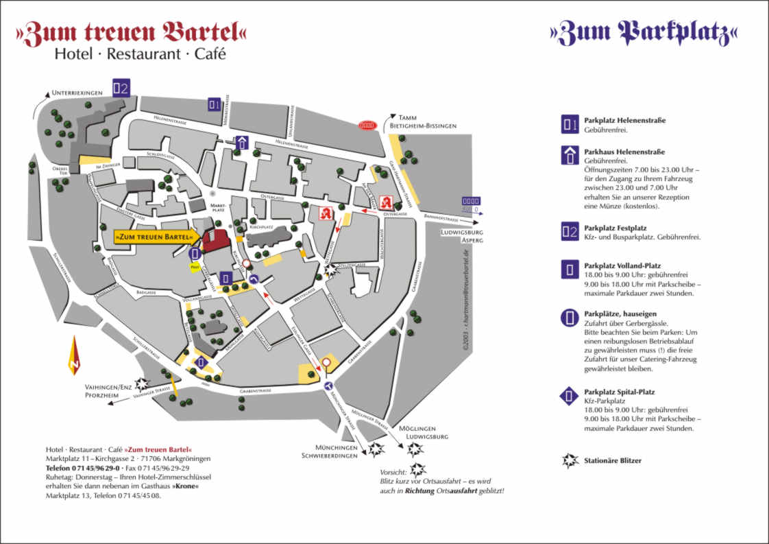 Internet Karte Innenstadt Parkplaetze