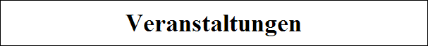Veranstaltungen